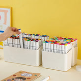 Large eprolo multifunctional storage holder with compartments for pens, office supplies, and school essentials, portable and versatile.