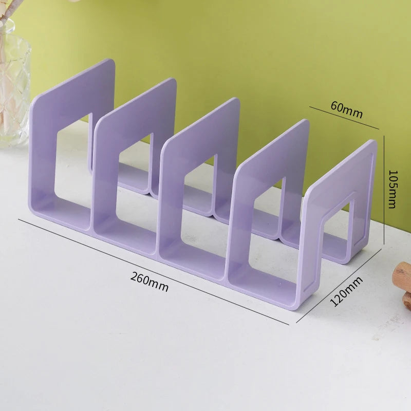 Multi-function Book Magazine Bookshelf Bookends Stand Desk Organizer