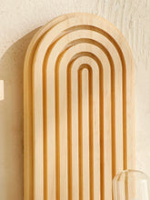 Boho style wooden wall shelves by eprolo, geometric wall-mounted shelves for stylish home decor and storage.