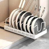 eprolo kitchen multifunctional organizer with spice rack, dish drying rack, and drawer storage for clutter-free countertop and drawers
