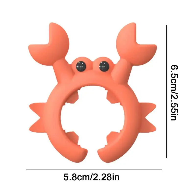 Utensil Rest Crab Shaped Silicone Utensil Rest Countertop Ladle Holder