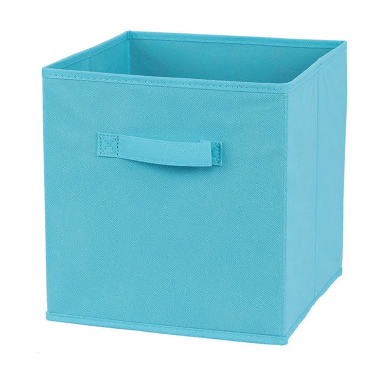 Cube Non Woven Fabric Storage Bin Collapsible Storage Box Home Supplies