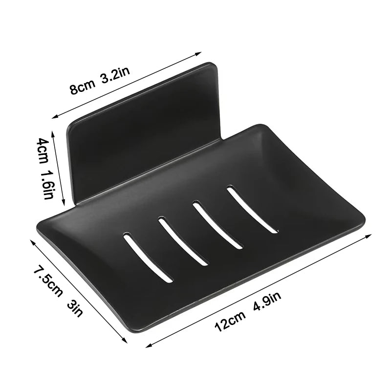 Stenoc No Drilling Bathroom Shower Aluminum Alloy Soap Holder Bathroom