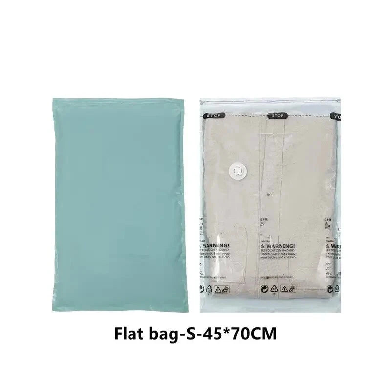 1pc No Need Pump Vacuum Bags Large Plastic Storage Bags