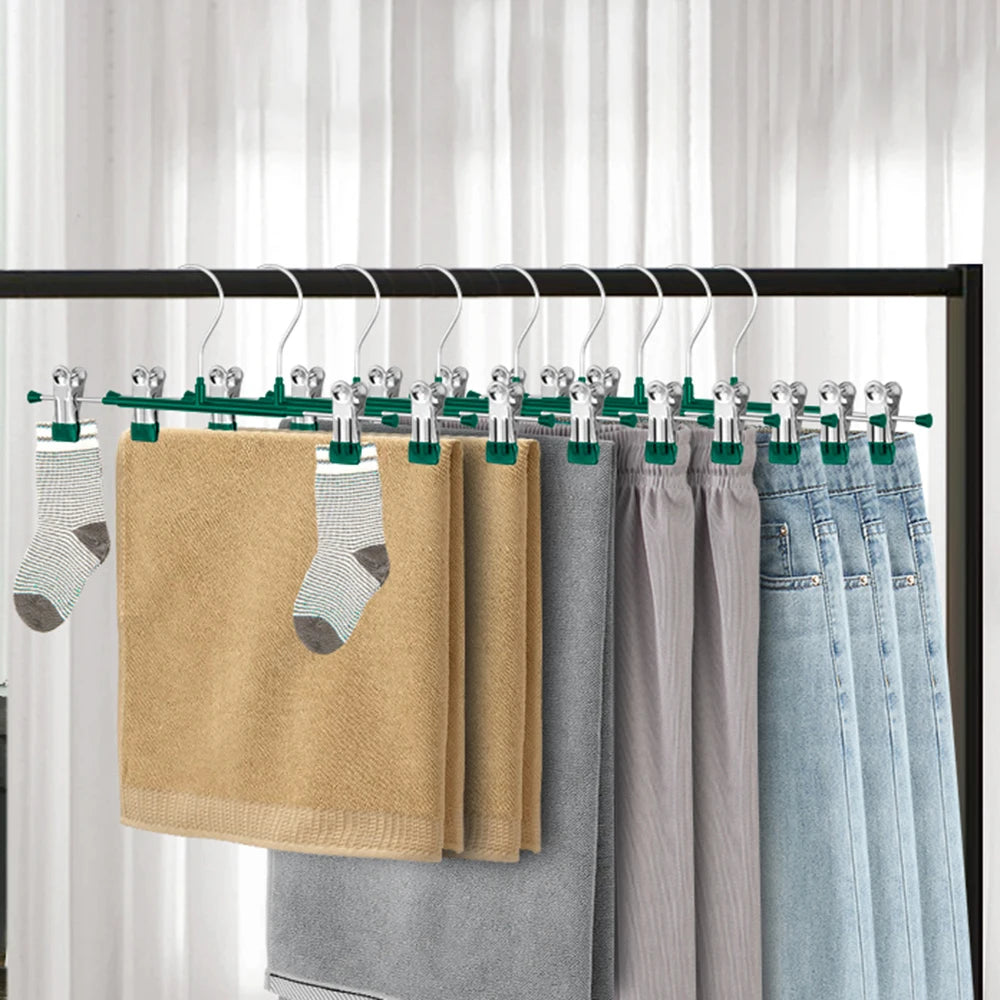 Wardrobe Home Clothes Drying Rack Skirt Clip Seamless Stainless Steel