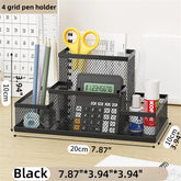 Creative metal desk stationery organizer by eprolo, featuring pen holder and file storage rack for office supplies.