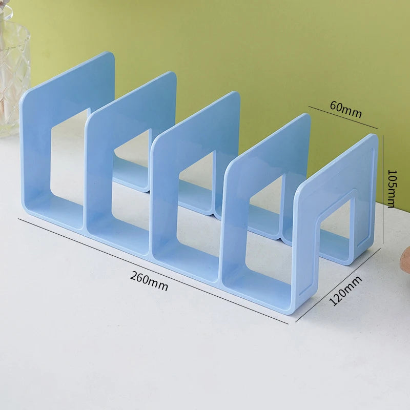 Multi-function Book Magazine Bookshelf Bookends Stand Desk Organizer