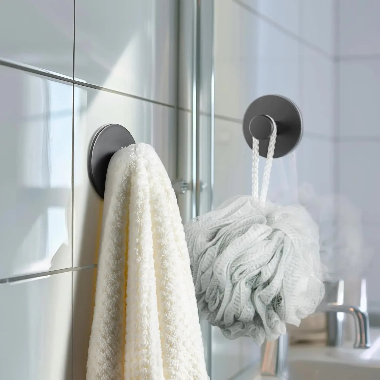 Towel Hooks Extra Sticky Stainless Wall Coat Racks Rustproof Hook