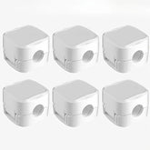 eprolo magnetic cable clips organizer with self-adhesive backing, holding and managing electronic cords and cables neatly.