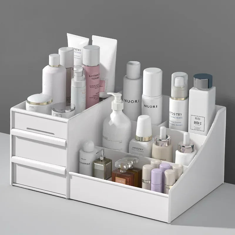 Plastic Drawer Makeup Storage Box Dormitory Finishing Shelf