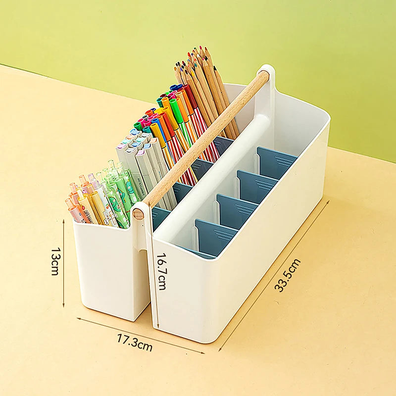 Large Capacity Multifunctional Storage Holder School Office Portable Holder