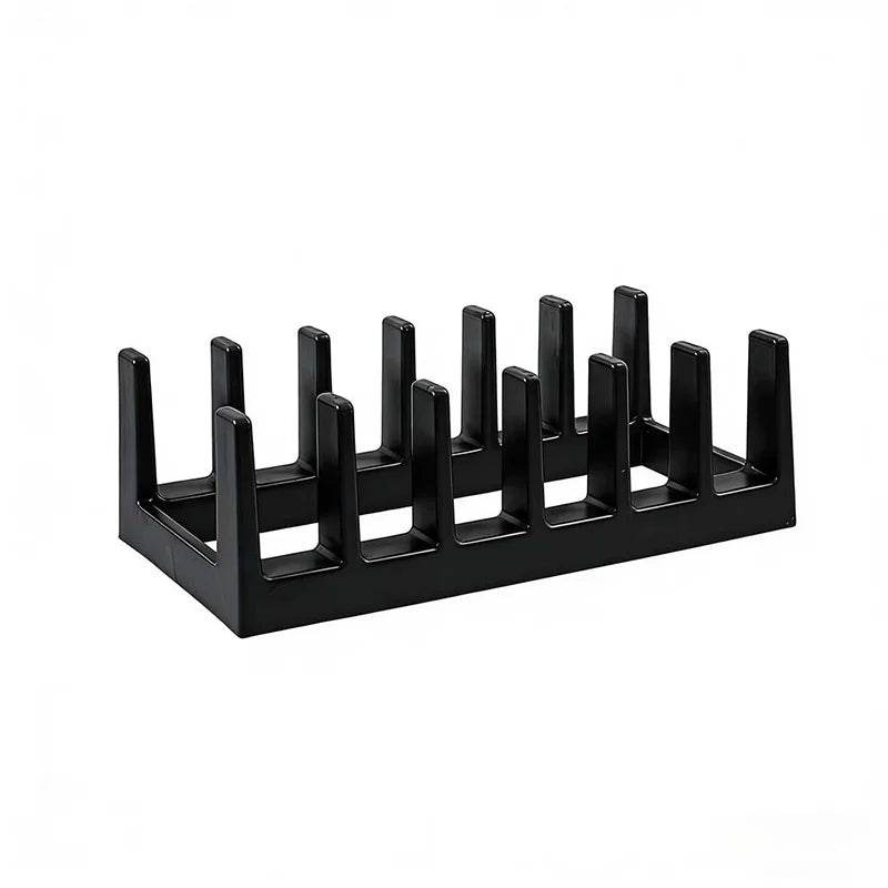 Multifunctional Pot Lid & Dish Rack - Plastic Kitchen Organizer, Storage Holder