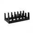 Plastic multifunctional pot lid and dish rack from eprolo, serving as a kitchen organizer and storage holder for pots and dishes.
