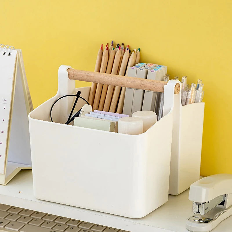 Large Capacity Multifunctional Storage Holder School Office Portable Holder