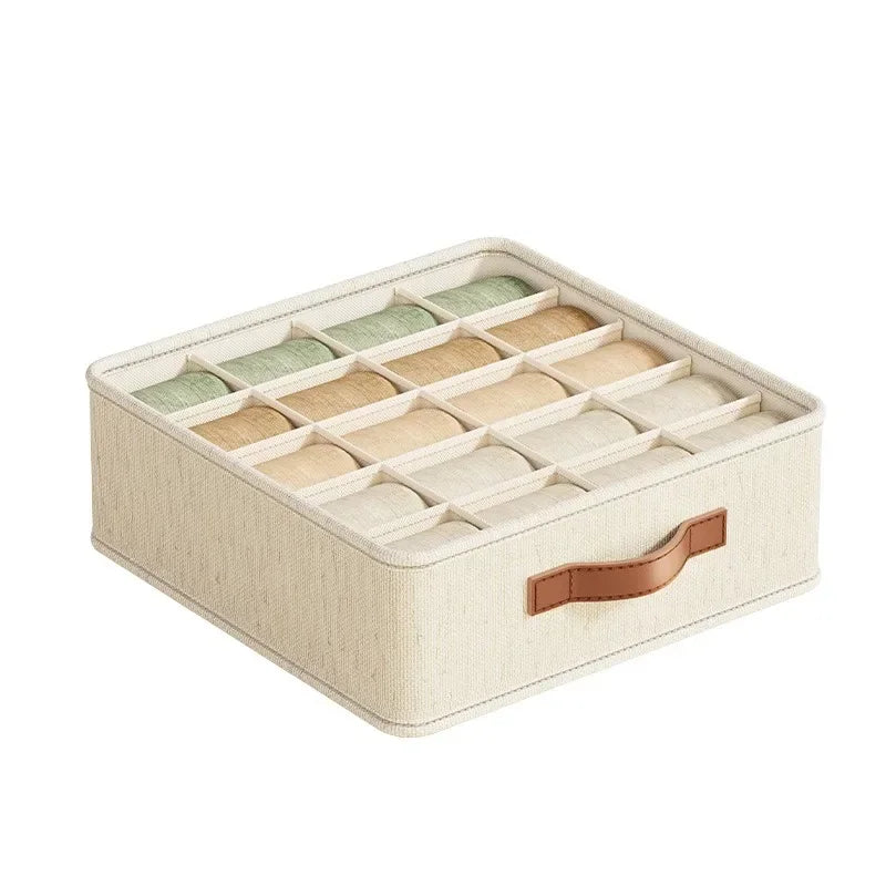 1-5PCSFabric Drawer Organizers for Underwear Socks Bras - Closet Storage