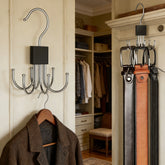 eprolo 360° rotating belt hanger hook for organizing belts, durable rack and hanger with adjustable rotating design