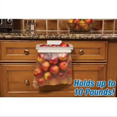 Durable eprolo hanging trash bag hanger and rubbish holder for kitchen organization, featuring a sturdy design for waste management.