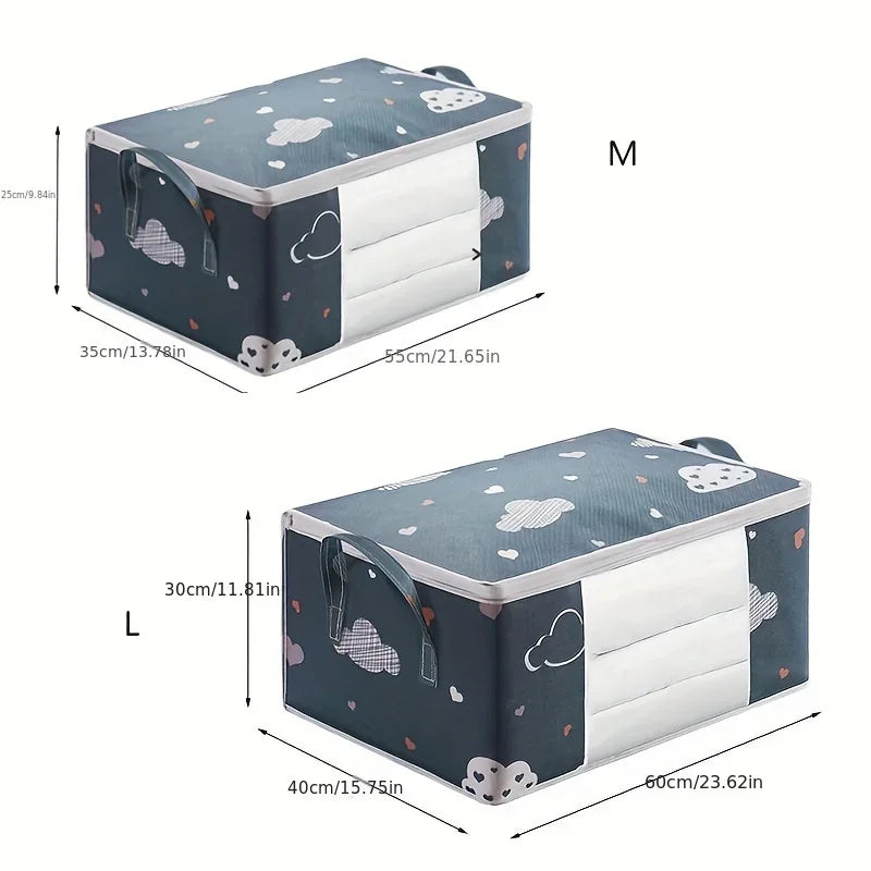 Large Capacity Multi-Purpose Storage Bag with Handles, Dustproof Non-Woven Fabric