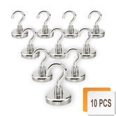 Super strong neodymium magnetic hooks by Easy Home Order, showcasing durable, powerful magnets for versatile hanging solutions.