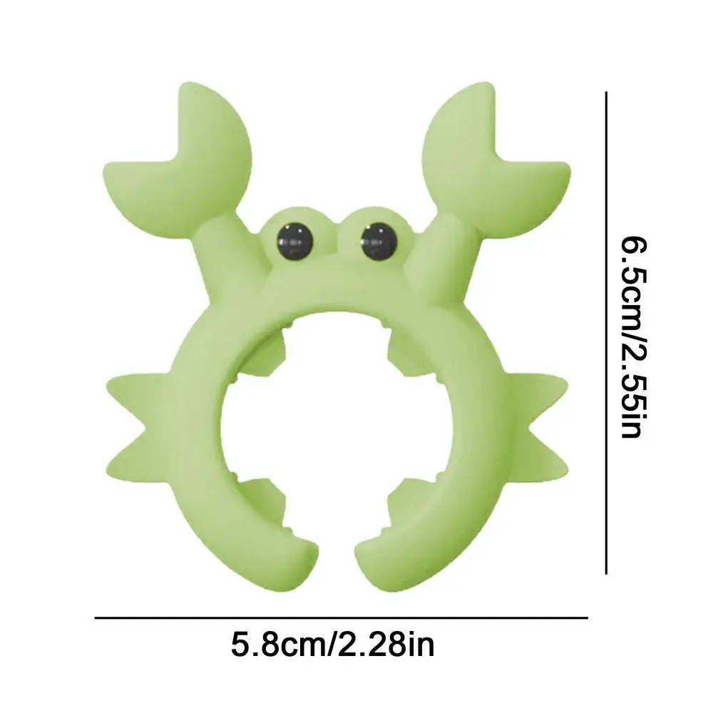 Utensil Rest Crab Shaped Silicone Utensil Rest Countertop Ladle Holder
