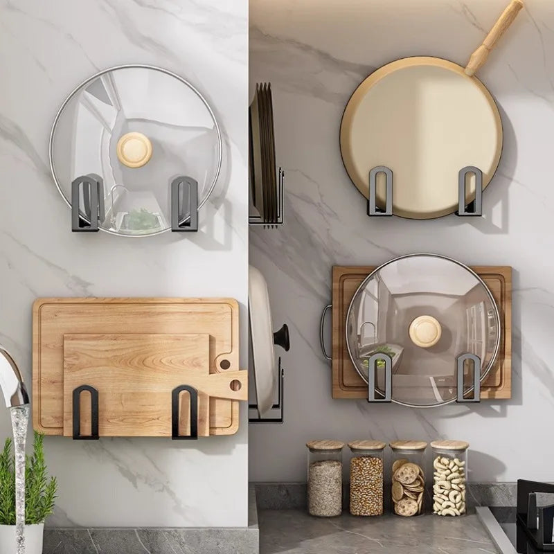 Wall-Mounted Router Set-Top Box Organizer with Adjustable Devices Storage