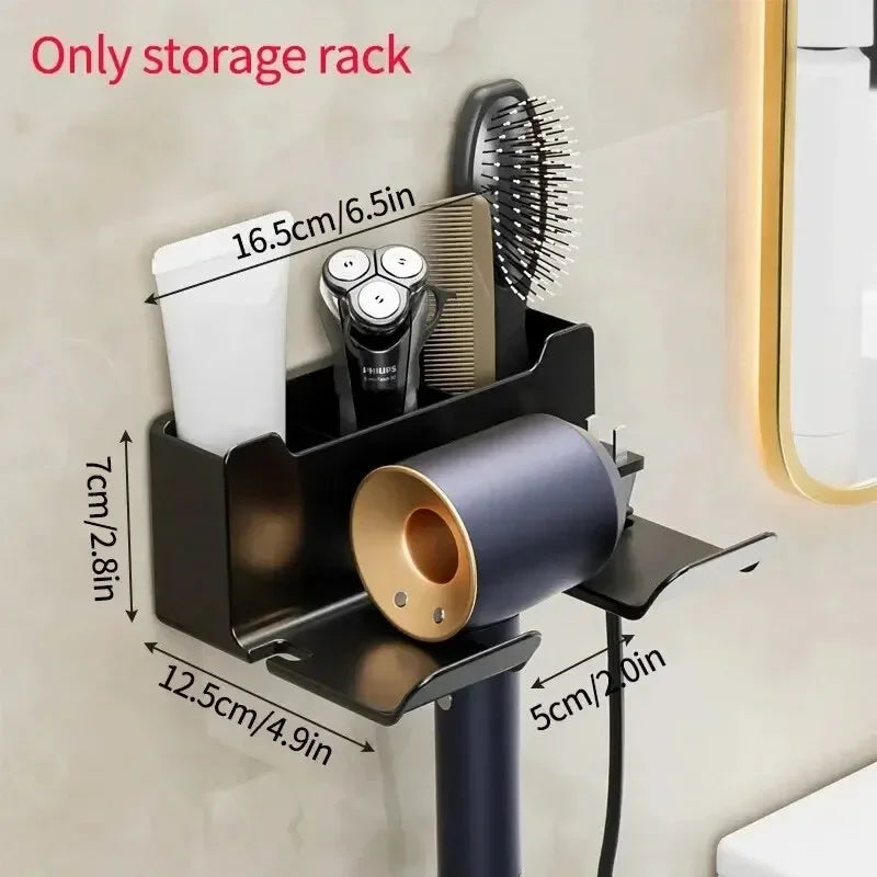 Hair Dryer Holder Wall Dryer Cradle Straightener Stand Hairdryer Organizer