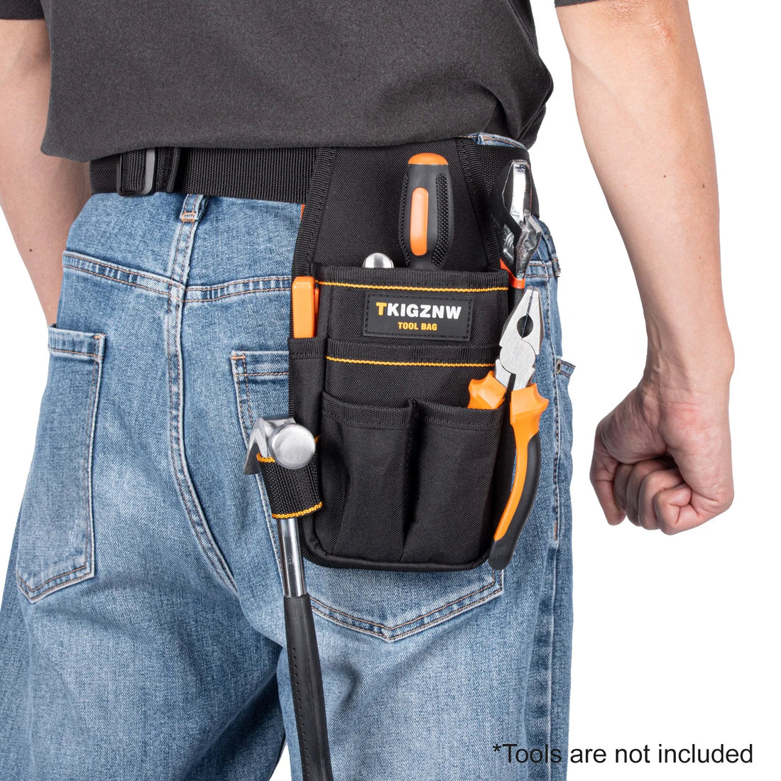 TKIGZNW Pocket Tool Pouch，6-Pouches and 9 Screwdriver Loops Construction