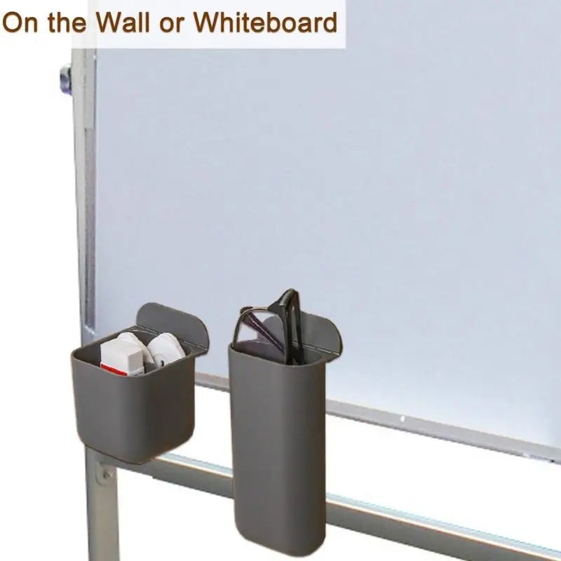 Eprolo screen pen and pencil holder with paste-on design, desktop organizer for pens, pencils, and small office supplies.