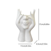 Eprolo 1PC human body art styling brush holder for figure storage, featuring a creative, realistic human body design.