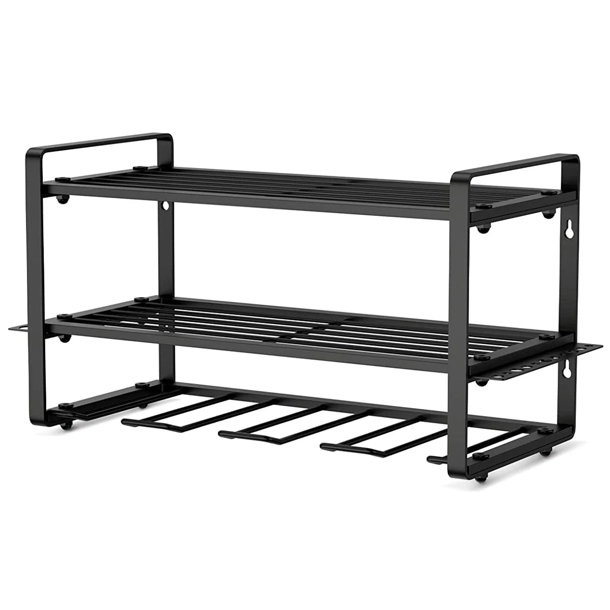 Power Tool Rack Electric Drill Holder Wall Mount Organizer Wrench Tool