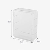 Eprolo wall hanging family medical cabinet with no punch installation, standing design, suitable for household or clinic use.