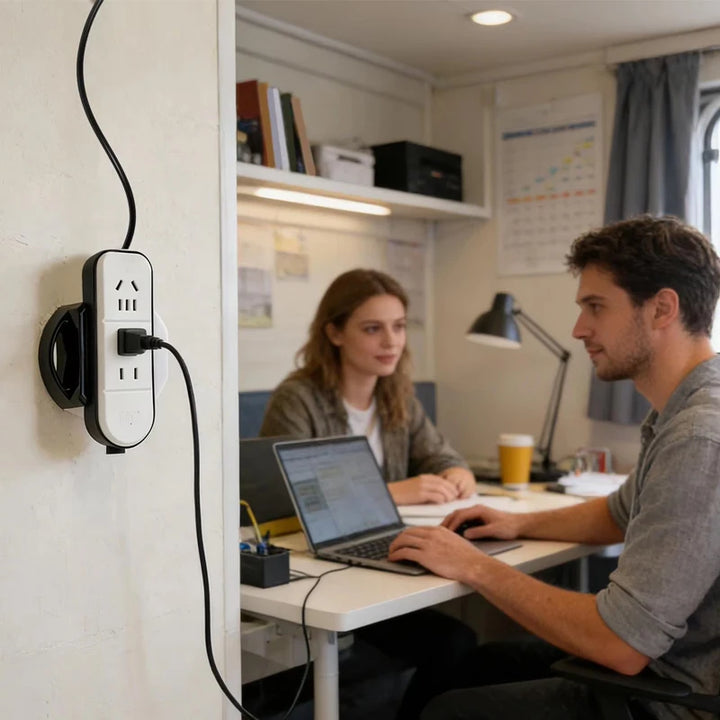 Power Brick Mount, Suction Cup Rotational Socket Holder