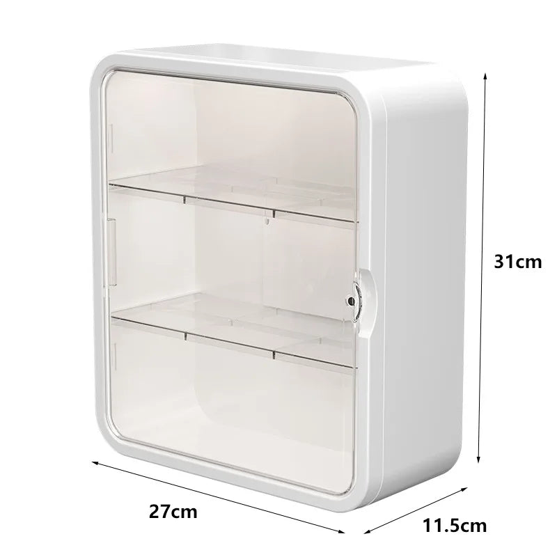 Wall hanging no punching family installation standing medical cabinet box