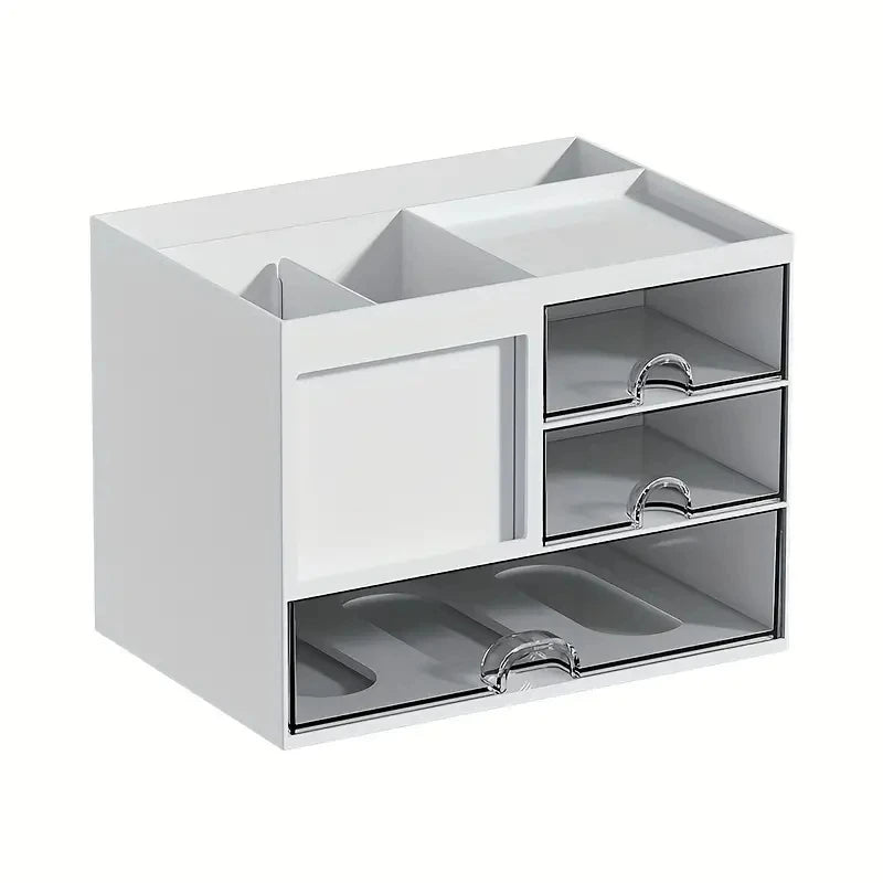 Desktop Combination Drawer Storage Box Desk Organizer Pen Holder