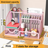 Creative metal desk stationery organizer with pen holder and file storage from eprolo, featuring a modern, compact design for office use.
