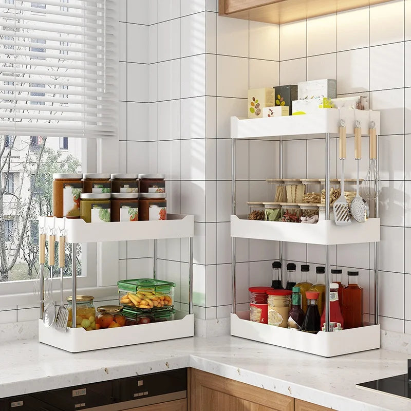 1Pc Kitchen Spice Storage Rack Multi-Functional Storage Rack