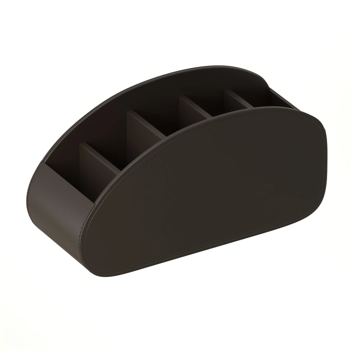 Remote Control Holder, 5-Compartment Storage Box Organizer