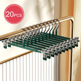 eprolo stainless steel wardrobe clothes drying rack with skirt clips, seamless design for home laundry and garment drying