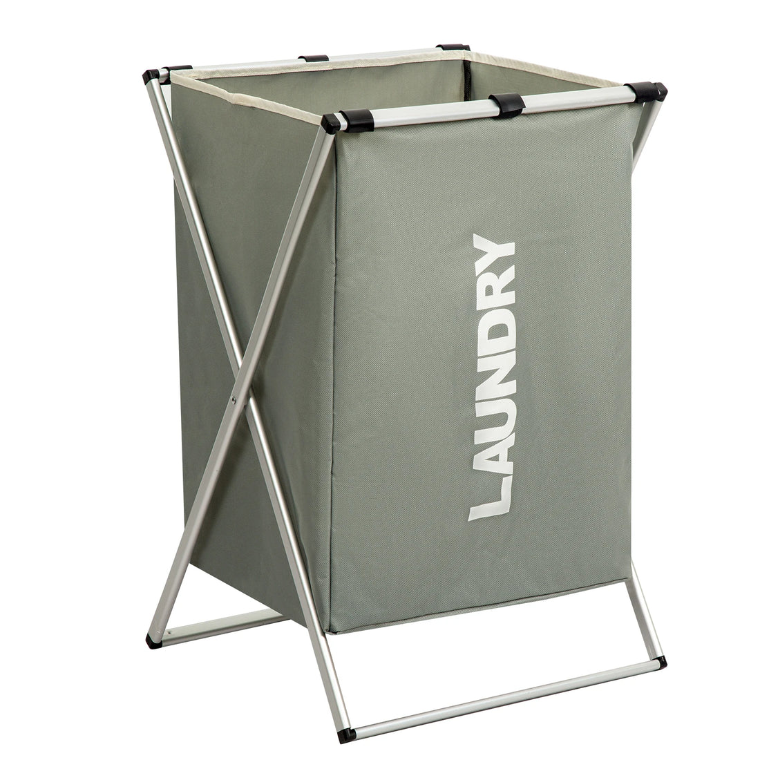 1 PC Large Laundry Hamper 3 Sections Divided Laundry Storage Bag
