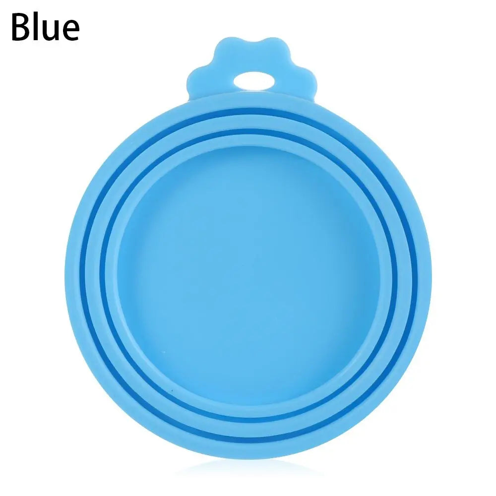 3 In 1 Silicone Canned Lid Reusable Food Tin Cover Keep Fresh Kitchen Organization