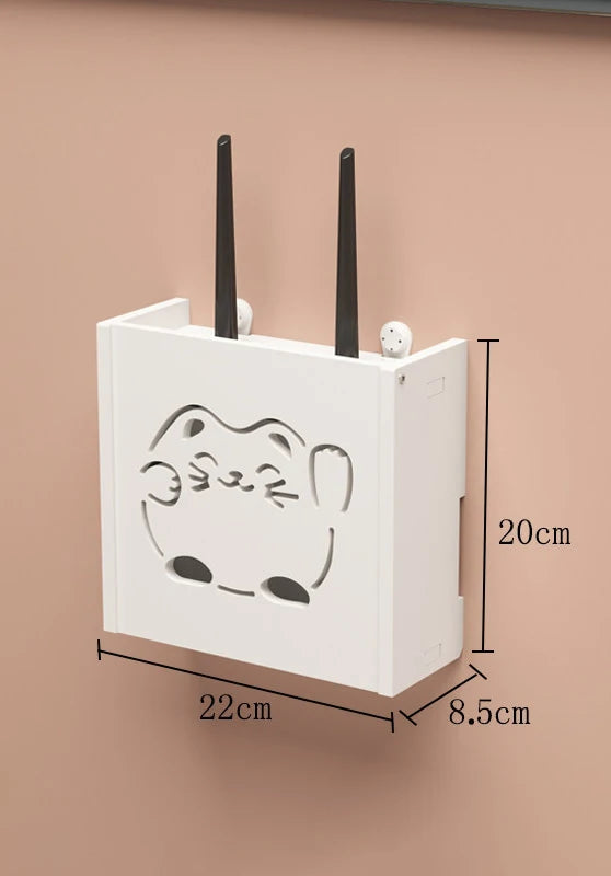 New Wireless Wifi Router Storage Box Living Room Socket Wifi Decoration