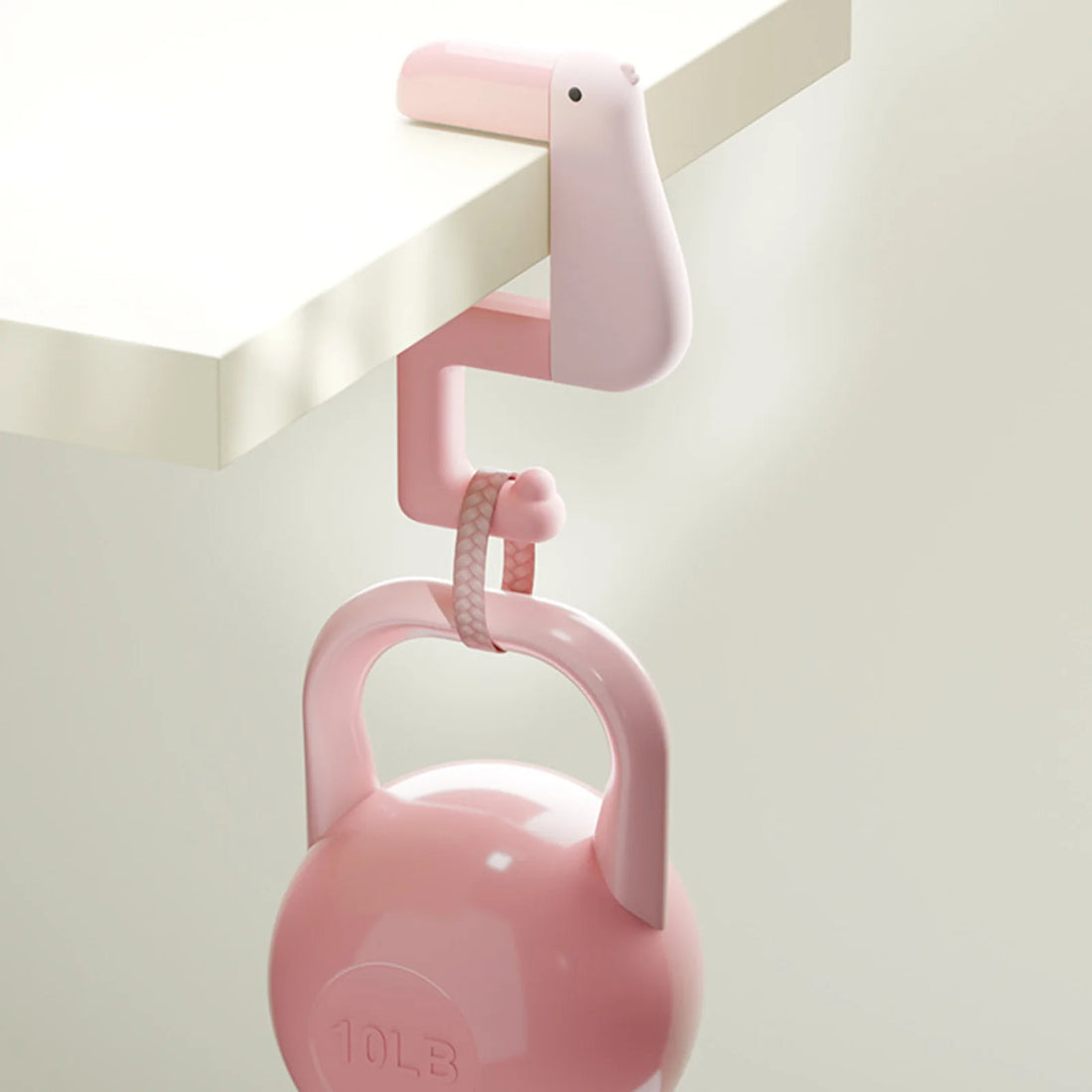 Desk Side Backpack Hook Cute Duck Shapes Bookbag Hook Multifunctional