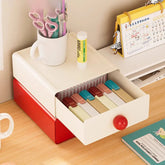 Eprolo Dopamine desk organizer box stackable dust-proof desktop storage containers on office desk