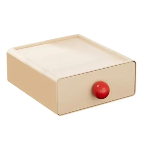 Dopamine Desk Organizer Box Stackable Dust-proof Desktop Storage Boxes