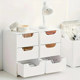 eprolo portable divider box chic 3-tier desk organizer with drawers for storage, shown with organized compartments and sleek design