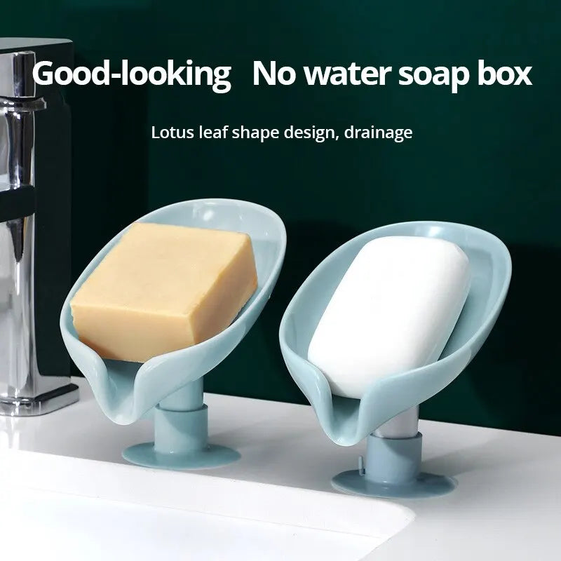 1pcs Soap Box Creative Draining Soap Storage Rack Punch Free Suction Cup