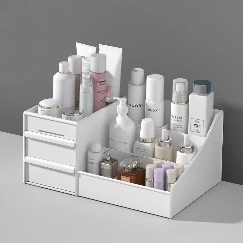 Plastic Drawer Makeup Storage Box Dormitory Finishing Shelf