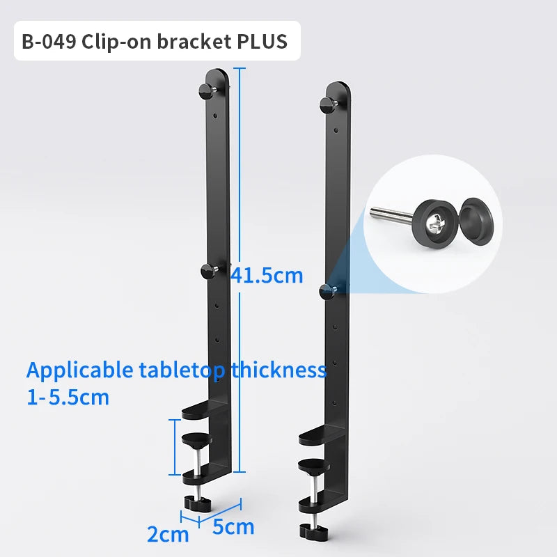 Home & Office Desktop Pegboard: Height-Adjustable Standing Storage Rack