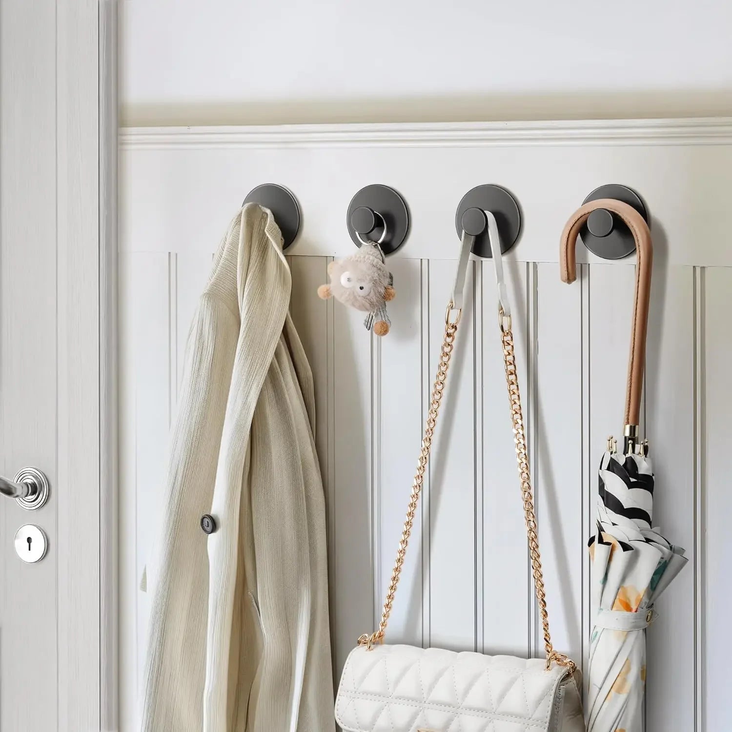 Towel Hooks Extra Sticky Stainless Wall Coat Racks Rustproof Hook