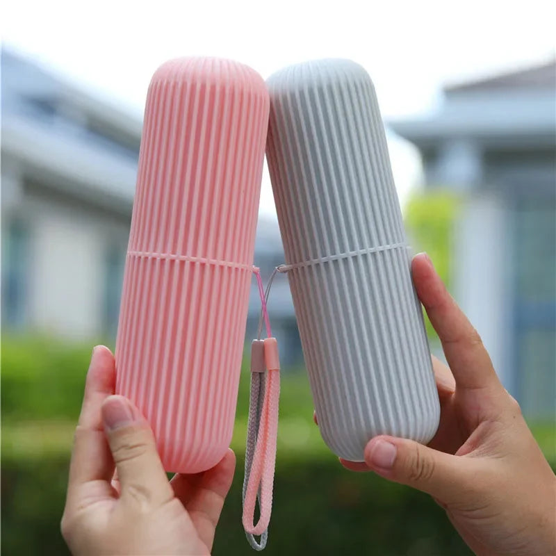 Travel Portable Toothbrush Cup Bathroom Toothpaste Holder Storage Case